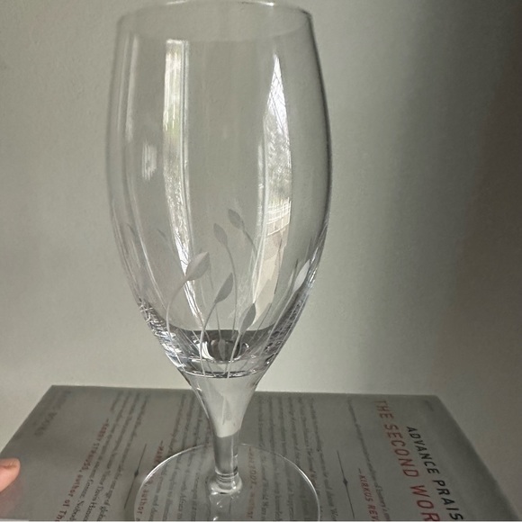 Pilsner Two Cristal D’Arques Nova 16 oz Crystal Iced Tea Beverage Glass 8” Tall - Picture 3 of 12